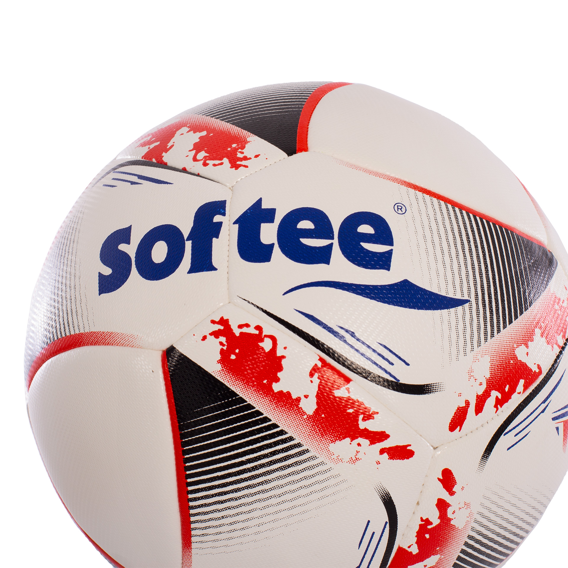 balón fútbol híbrido softee liverpool blanco rojo negro 1