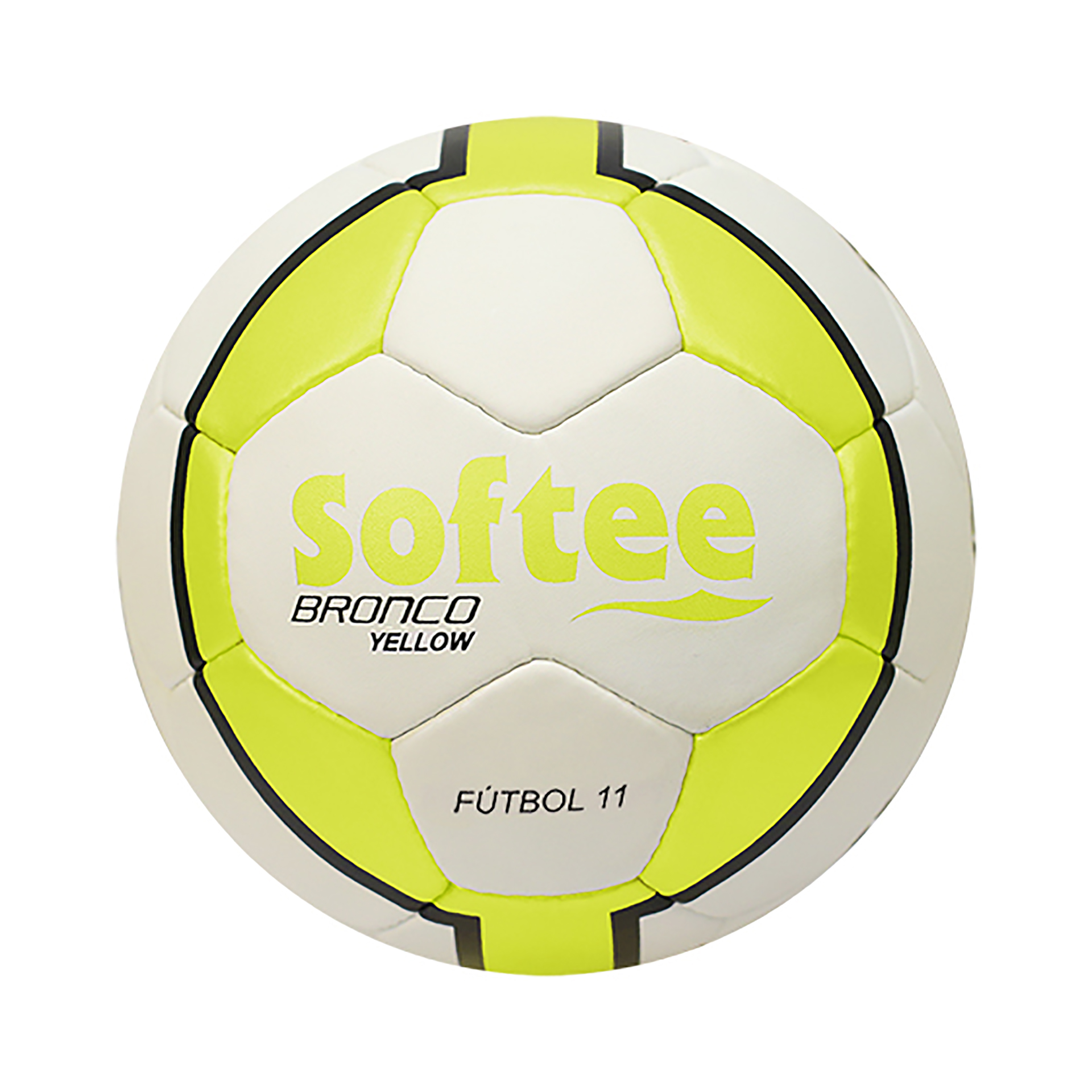 balón softee bronco limited edition amarillo flúor fútbol 11 1