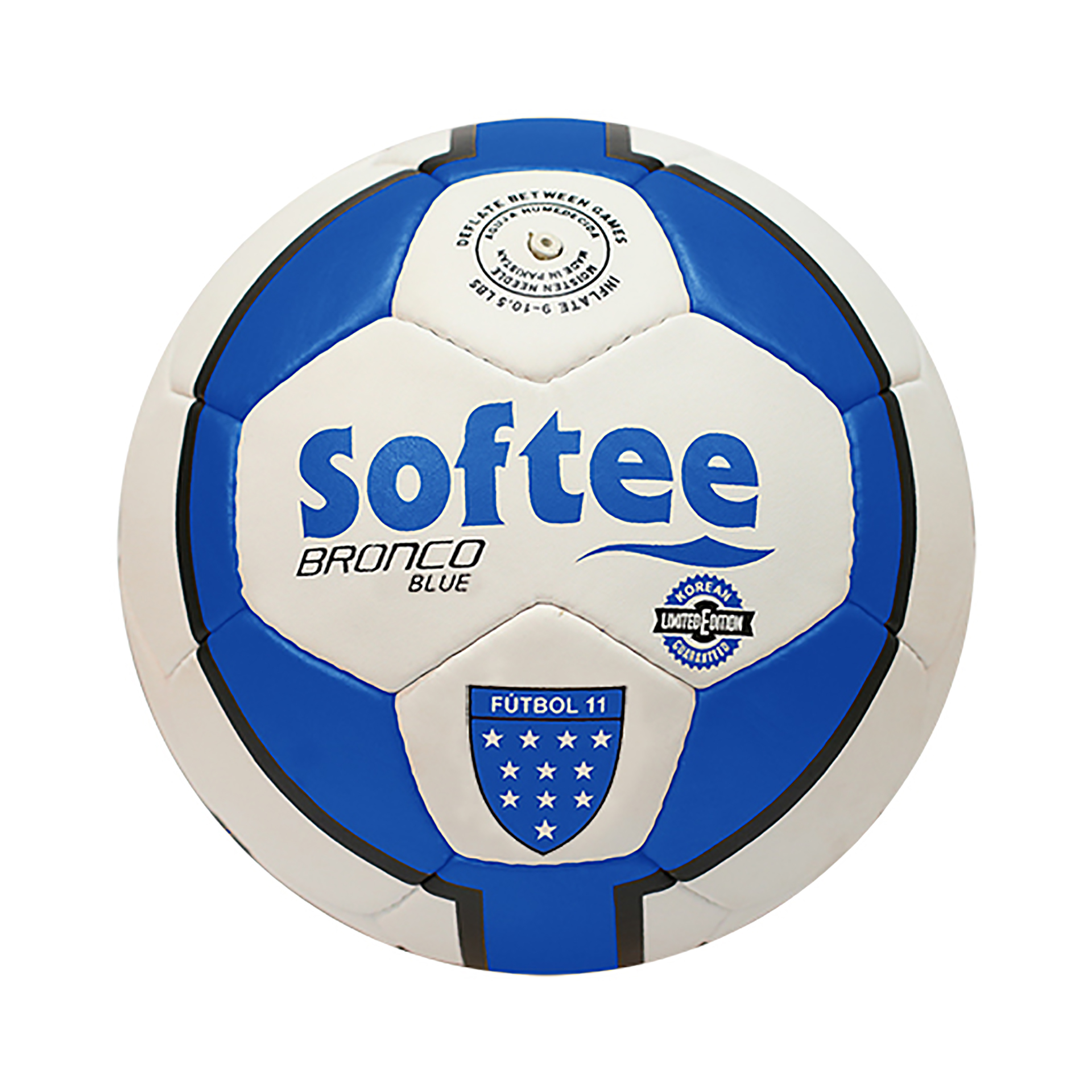 balón softee bronco limited edition azul fútbol 11