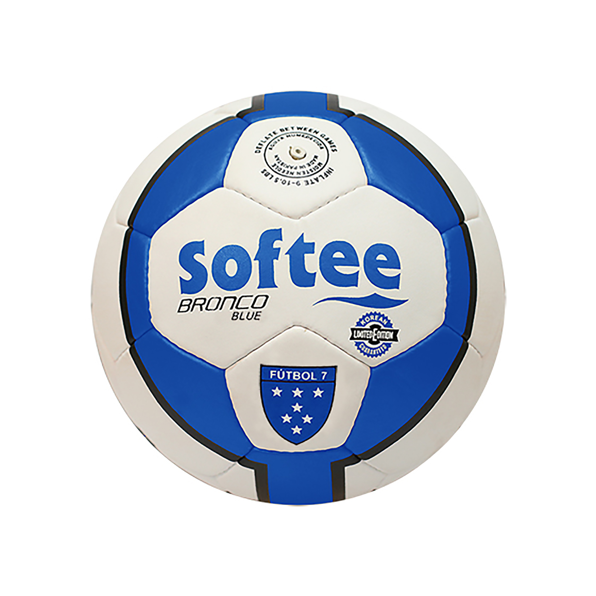 balón softee bronco limited edition azul fútbol 7