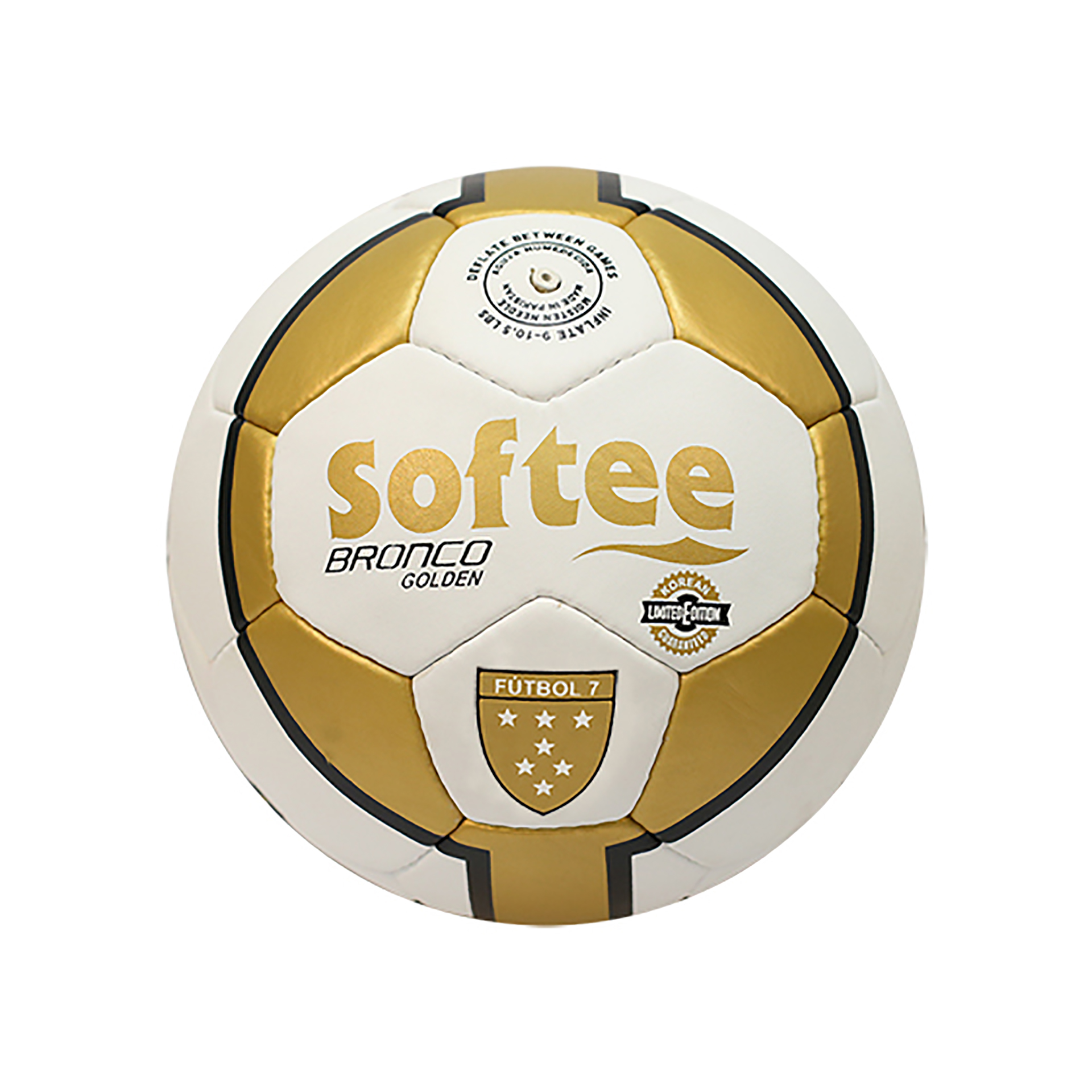 balón softee bronco limited edition oro fútbol 7 1