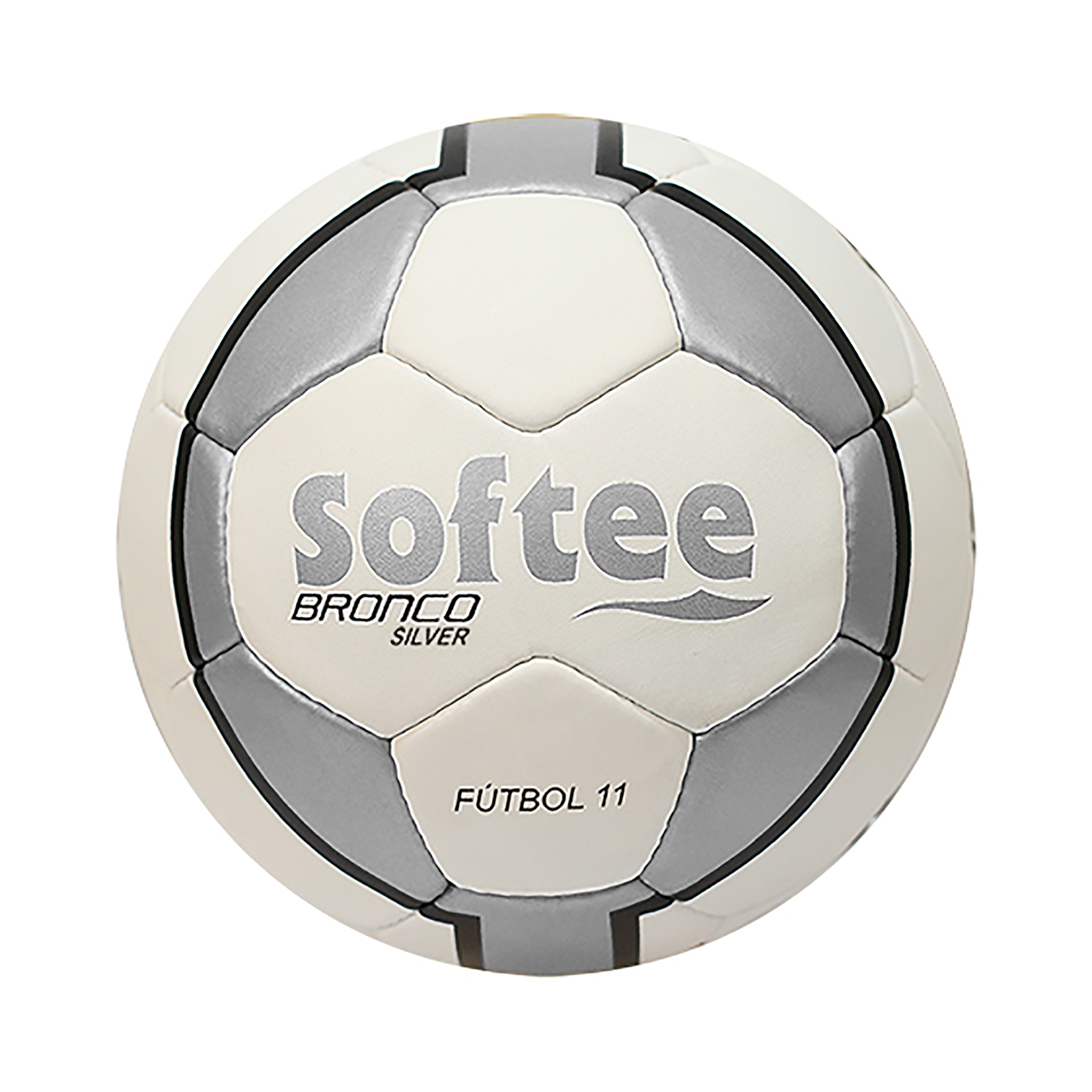 balón softee bronco limited edition plata fútbol 11