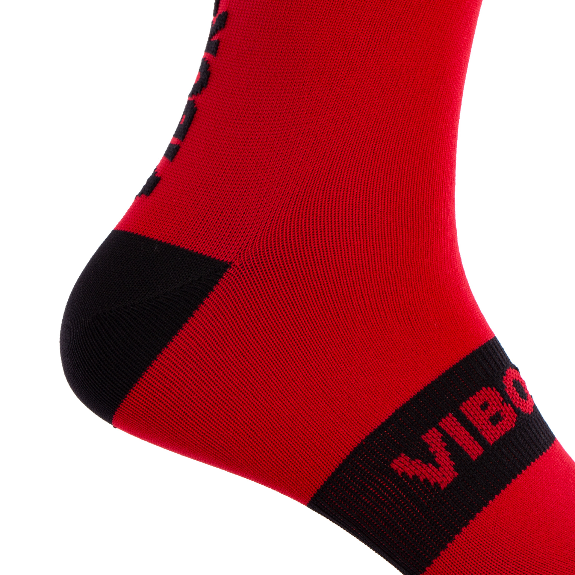 calcetines vibor-a kait media caña rojo negro 1