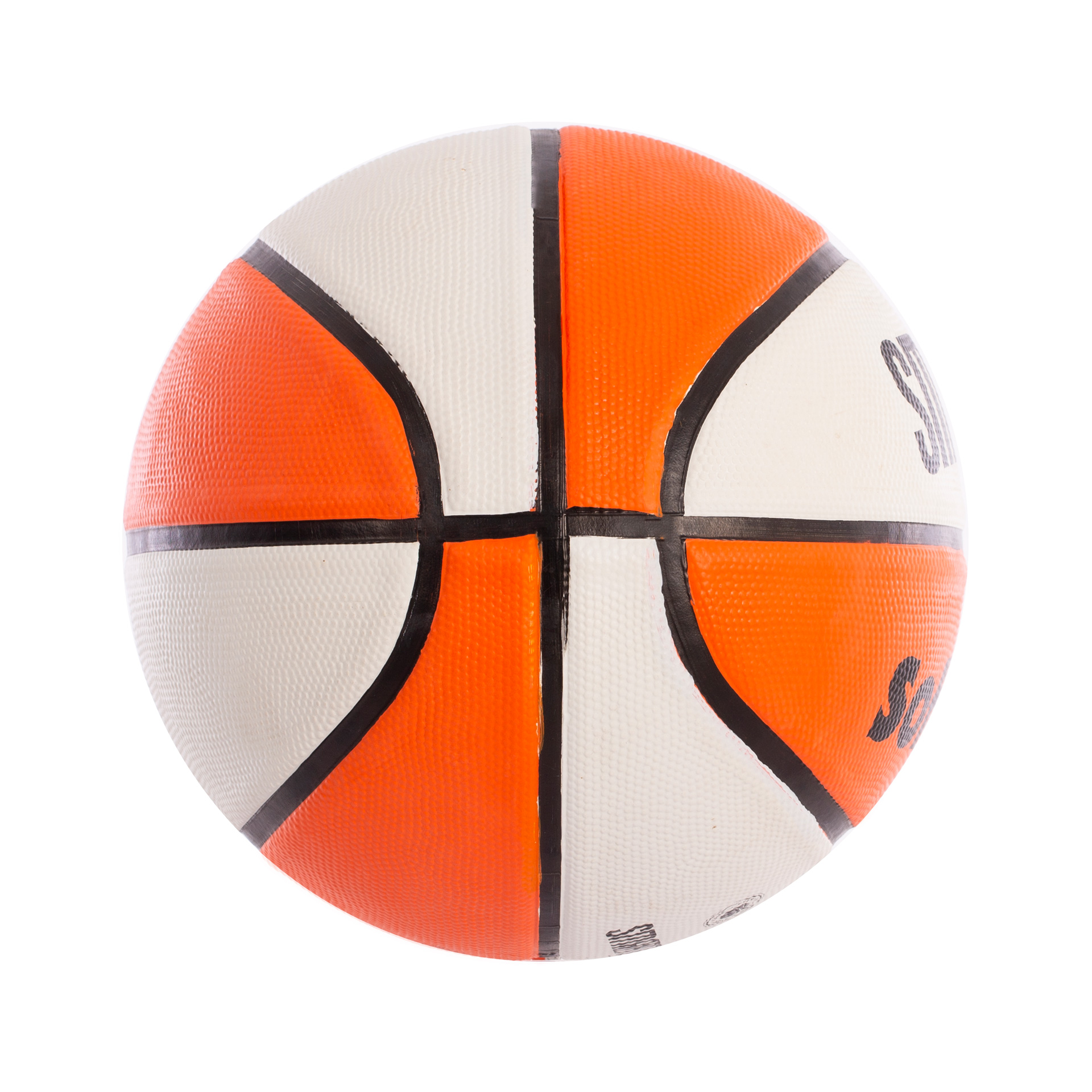balón baloncesto microcelular softee smart naranja blanco 5 1