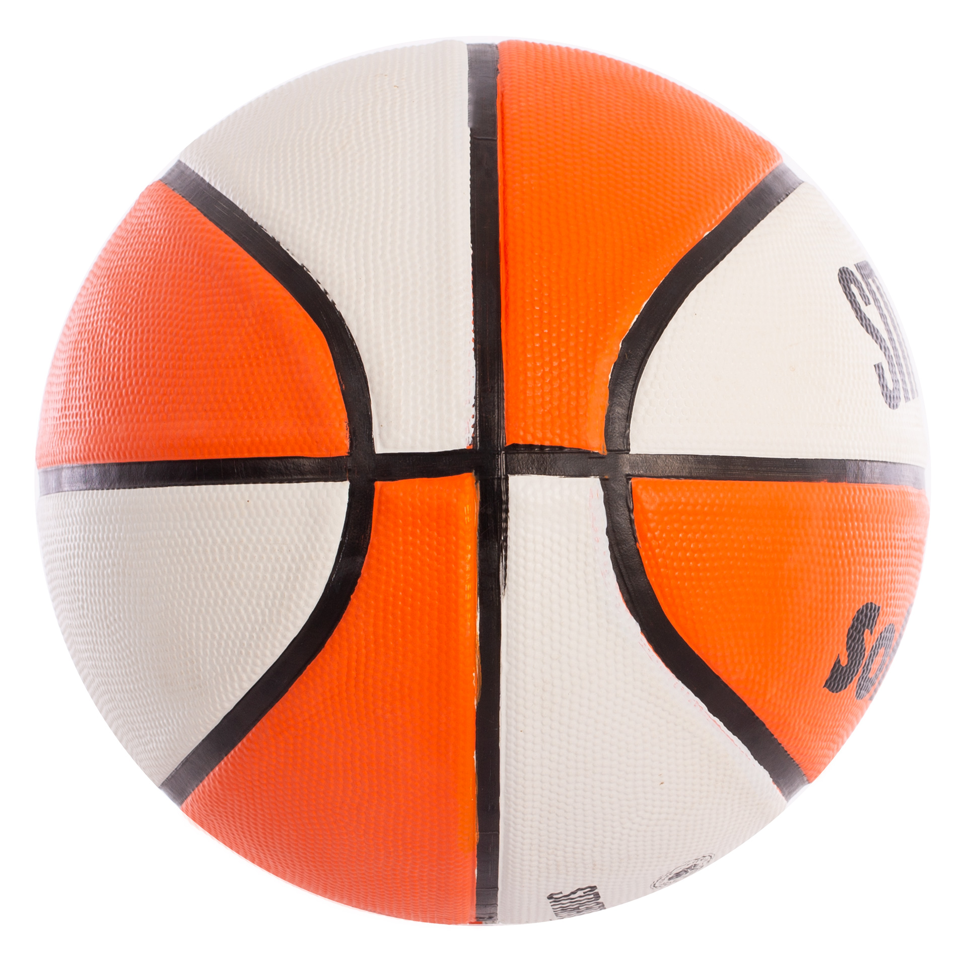 balón baloncesto microcelular softee smart naranja blanco 7