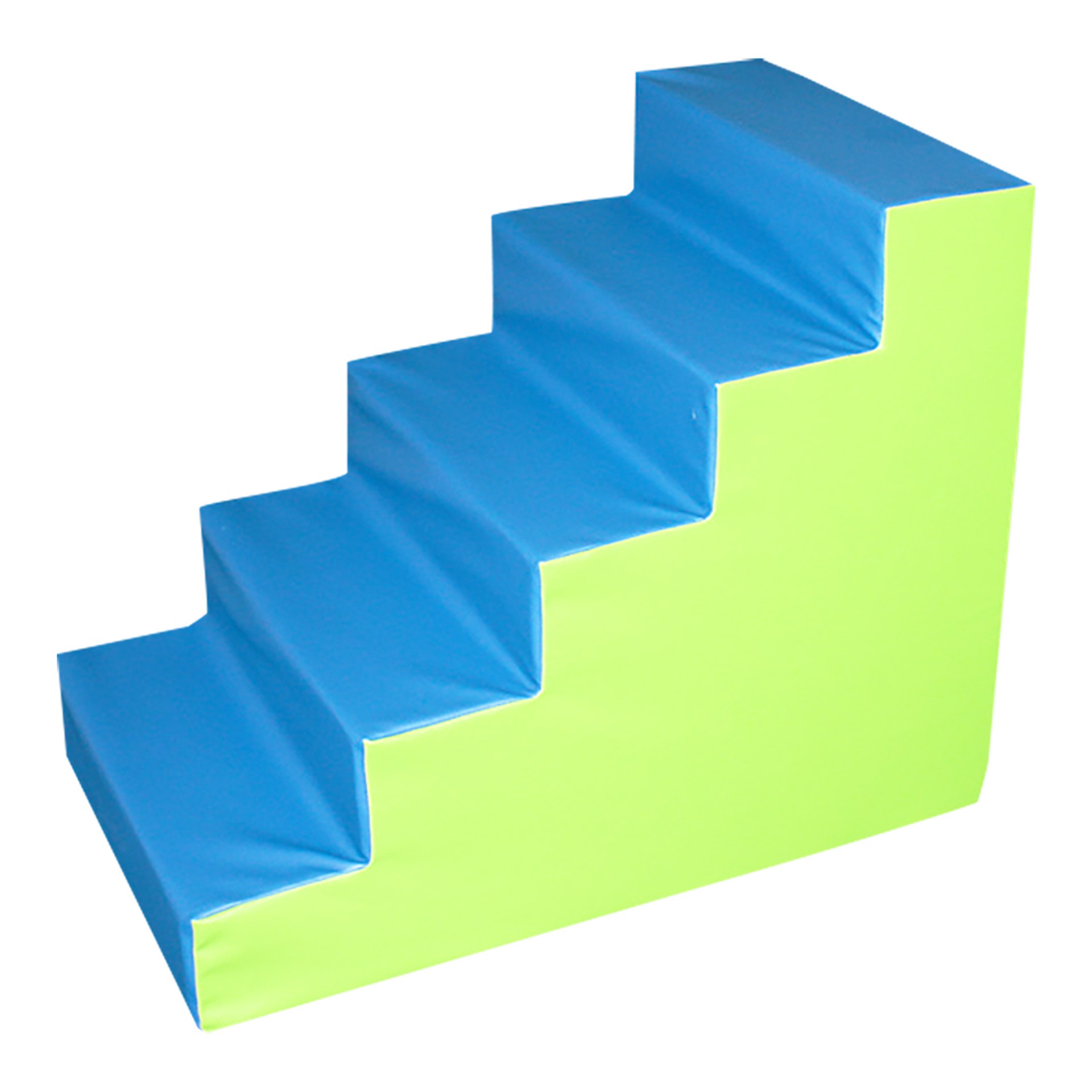 figura escalera grande 100x80x60cm azul verde