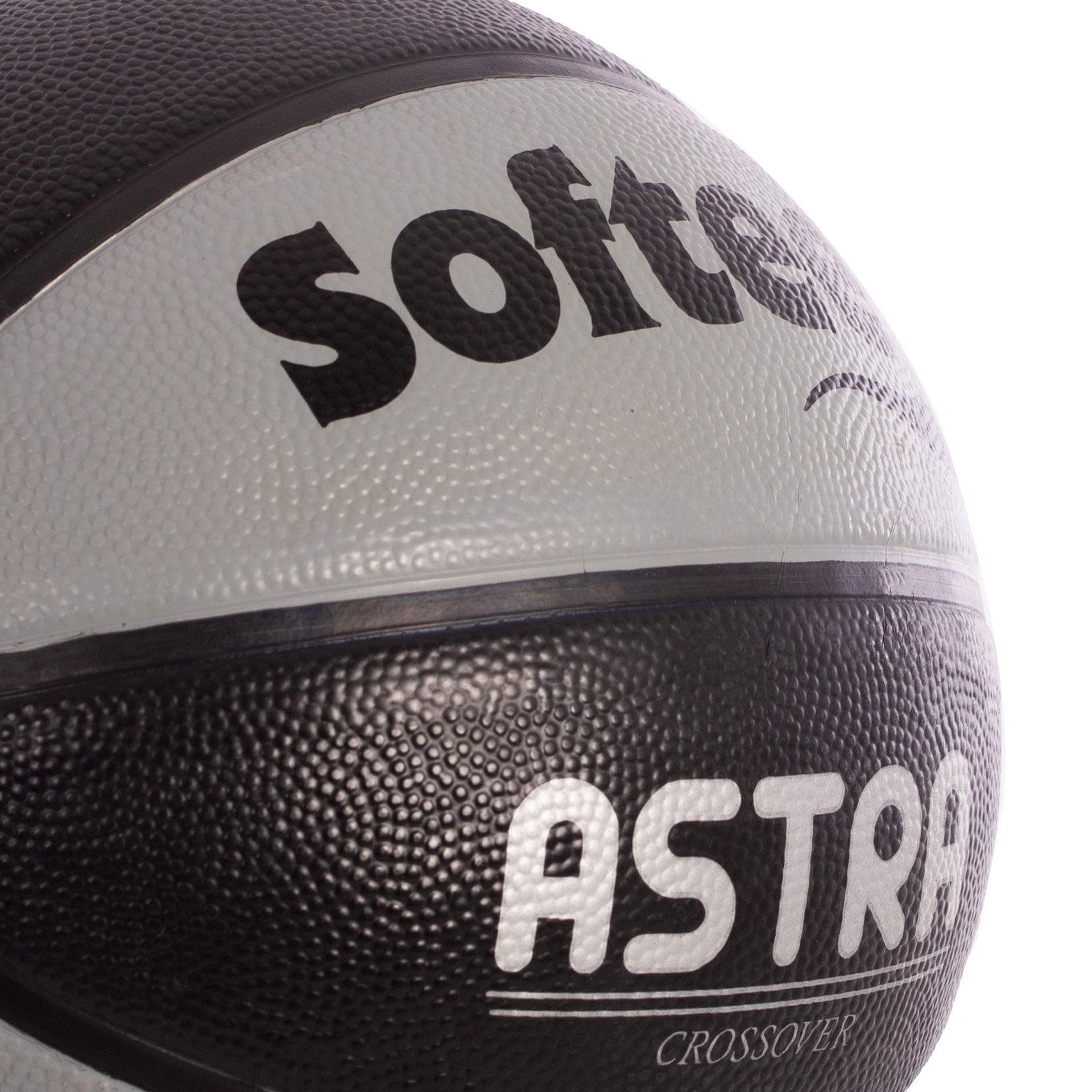 balón baloncesto nylon softee astra 5 6 7 negro plata
