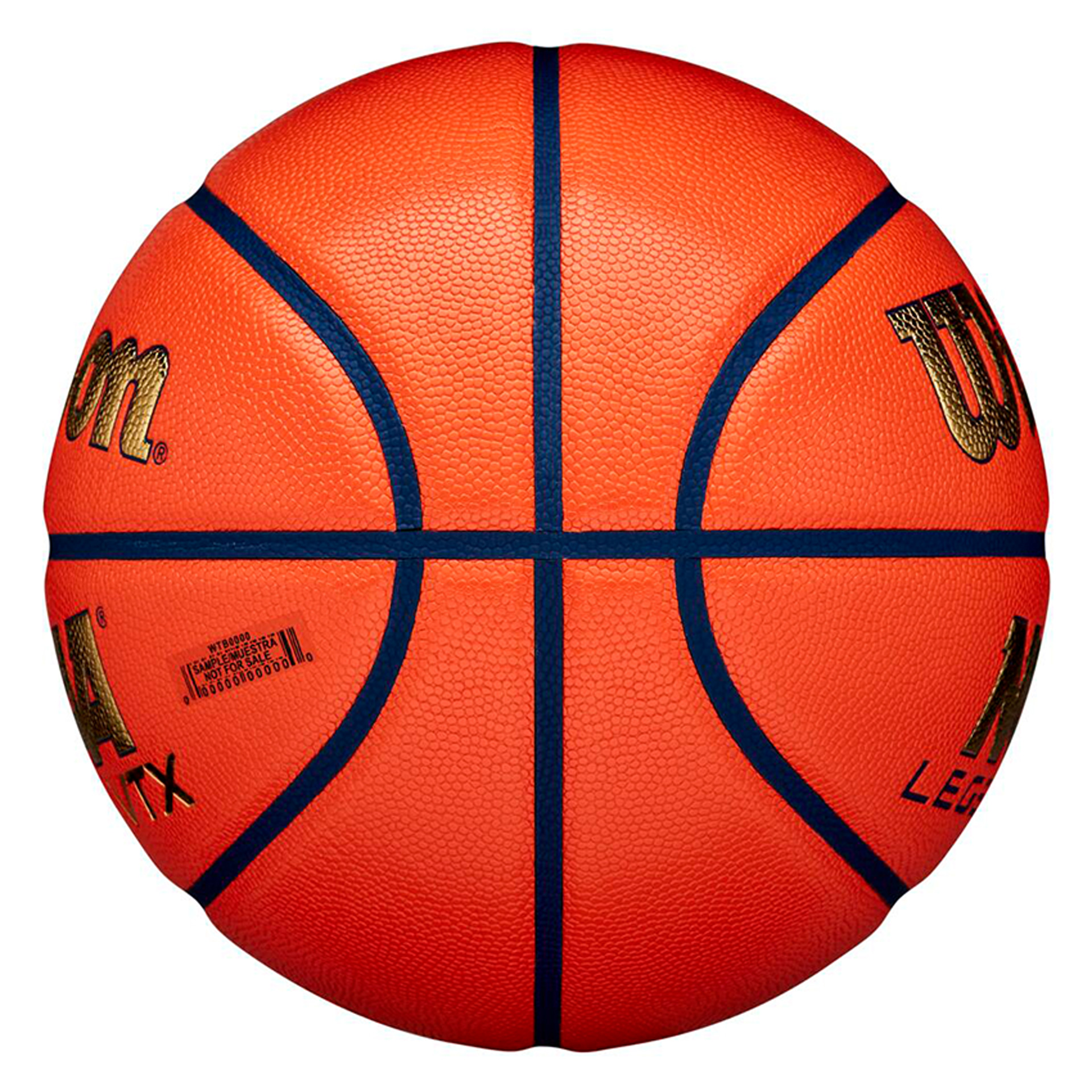 balón baloncesto wilson ncaa legend vtx bskt orange/gold talla 7 2