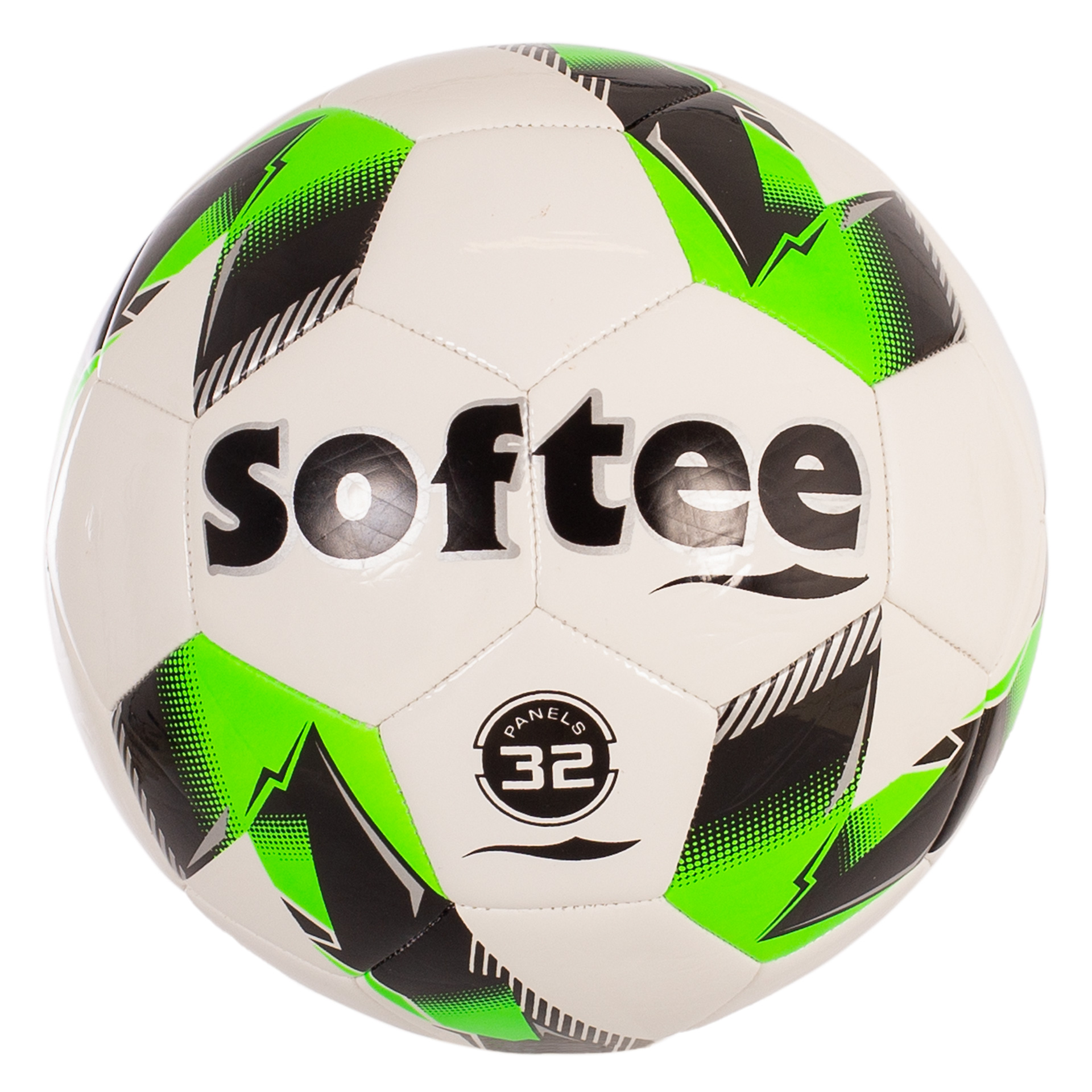 balón fútbol 11 softee thunder blanco verde 1