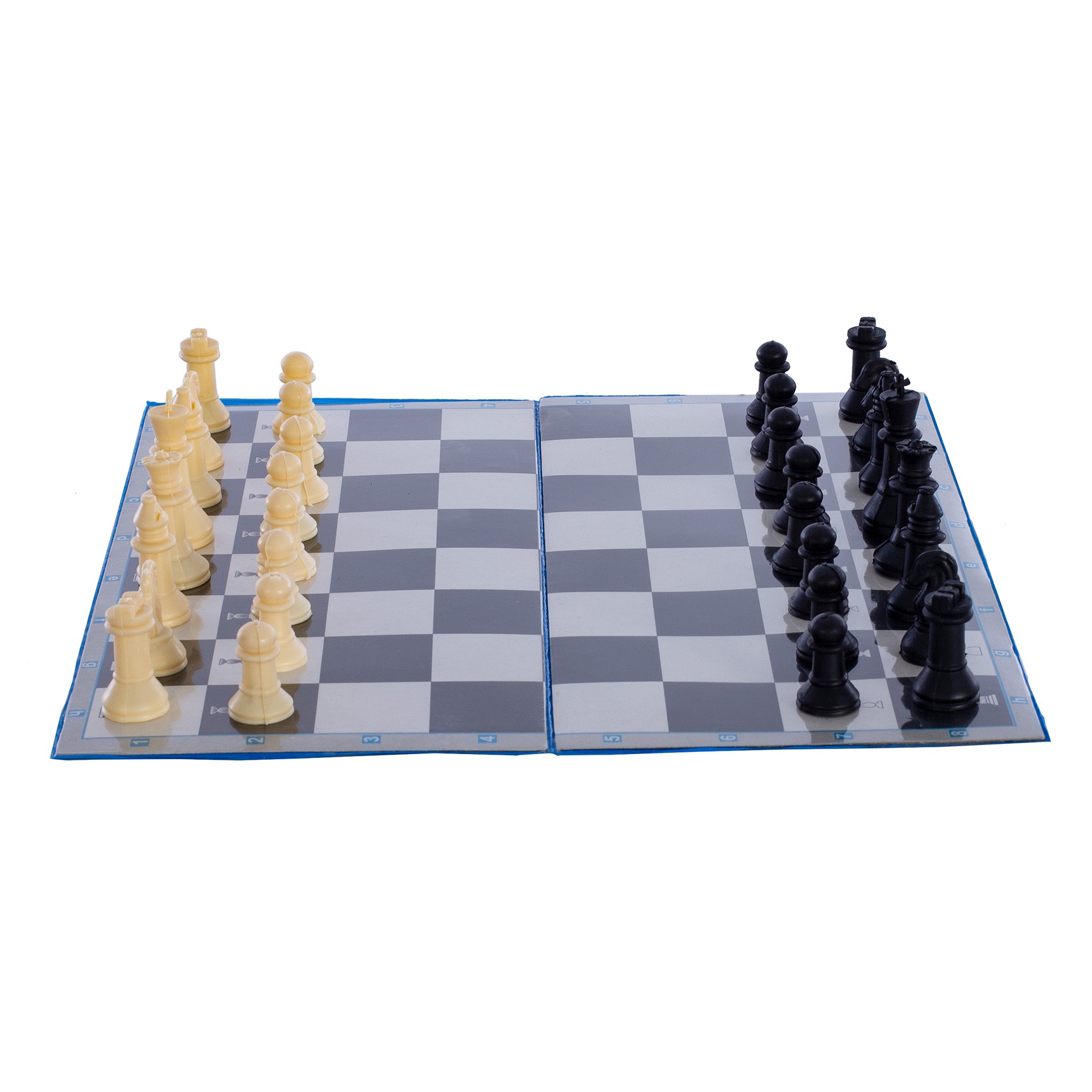 tablero ajedrez 33 cm plegable -incluye fichas- 3