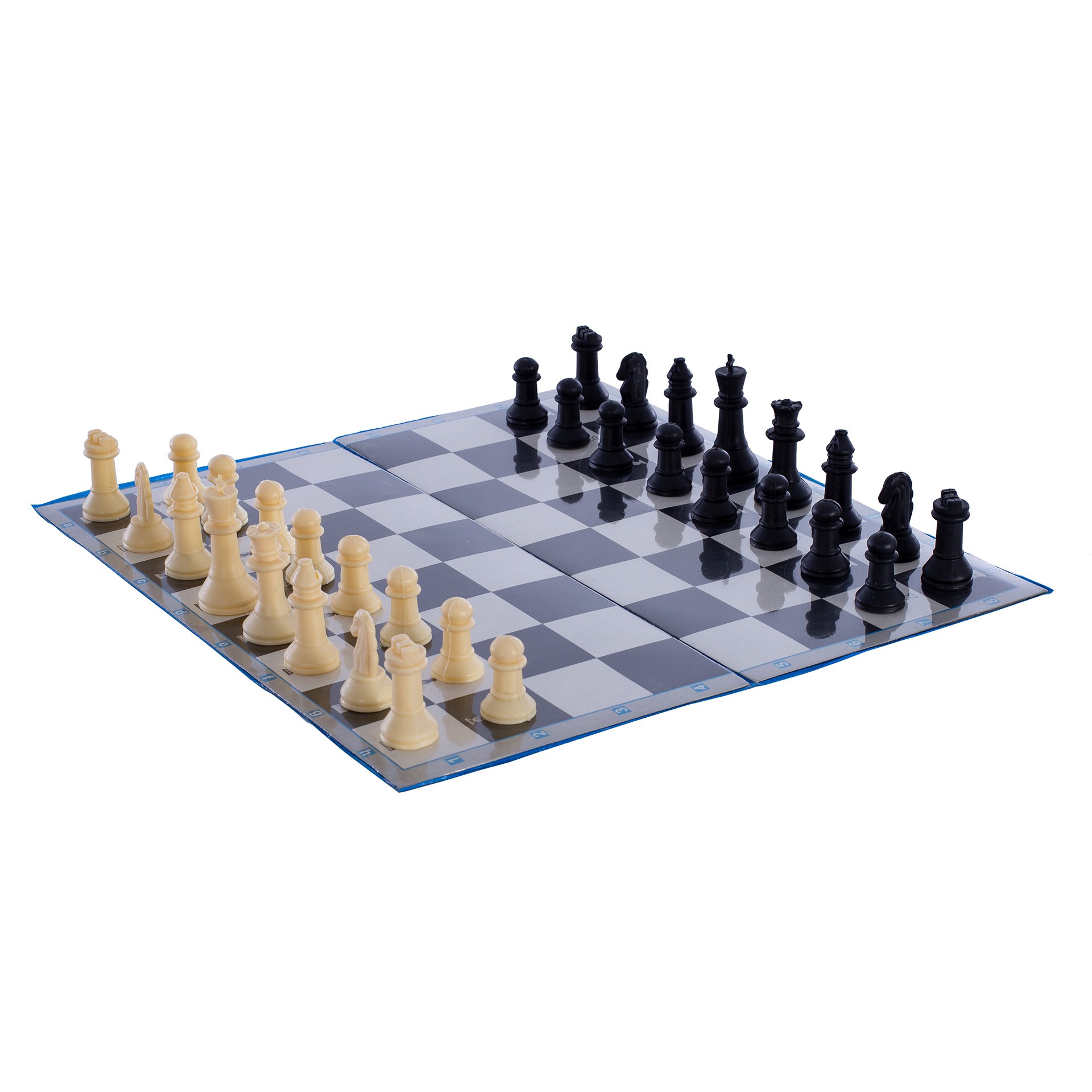 tablero ajedrez 33 cm plegable -incluye fichas- 4