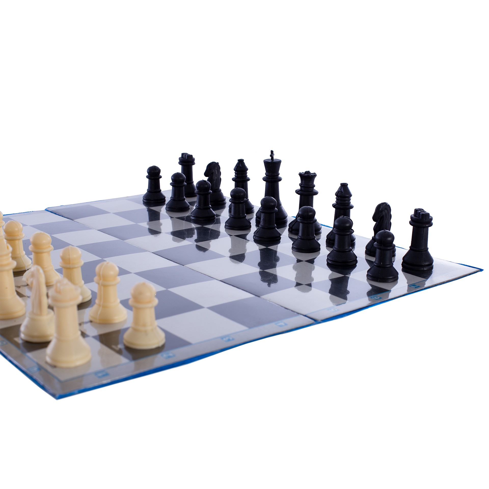 tablero ajedrez 33 cm plegable -incluye fichas- 5