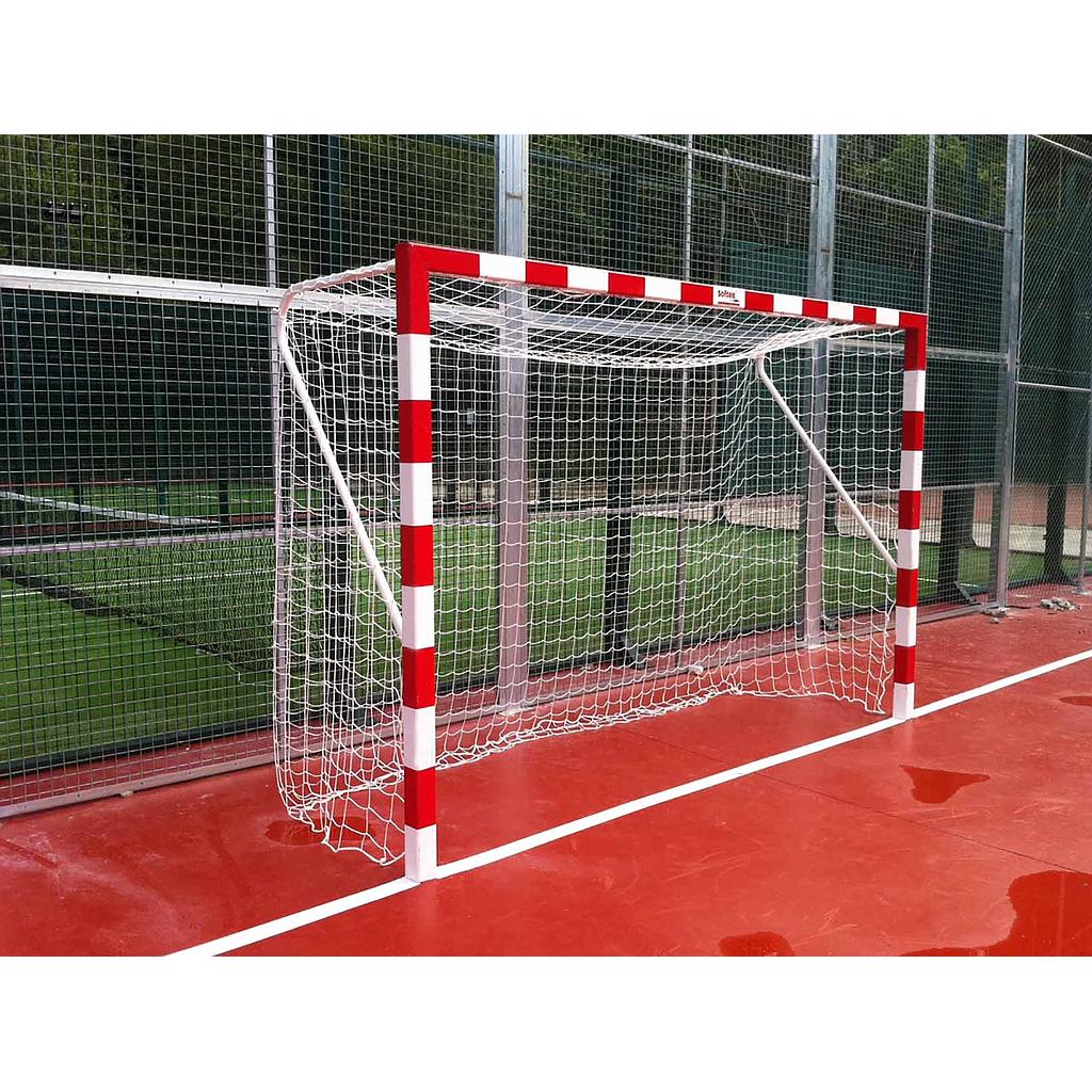 juego porterías aluminio balonmano-fútbol sala fijas 80×80