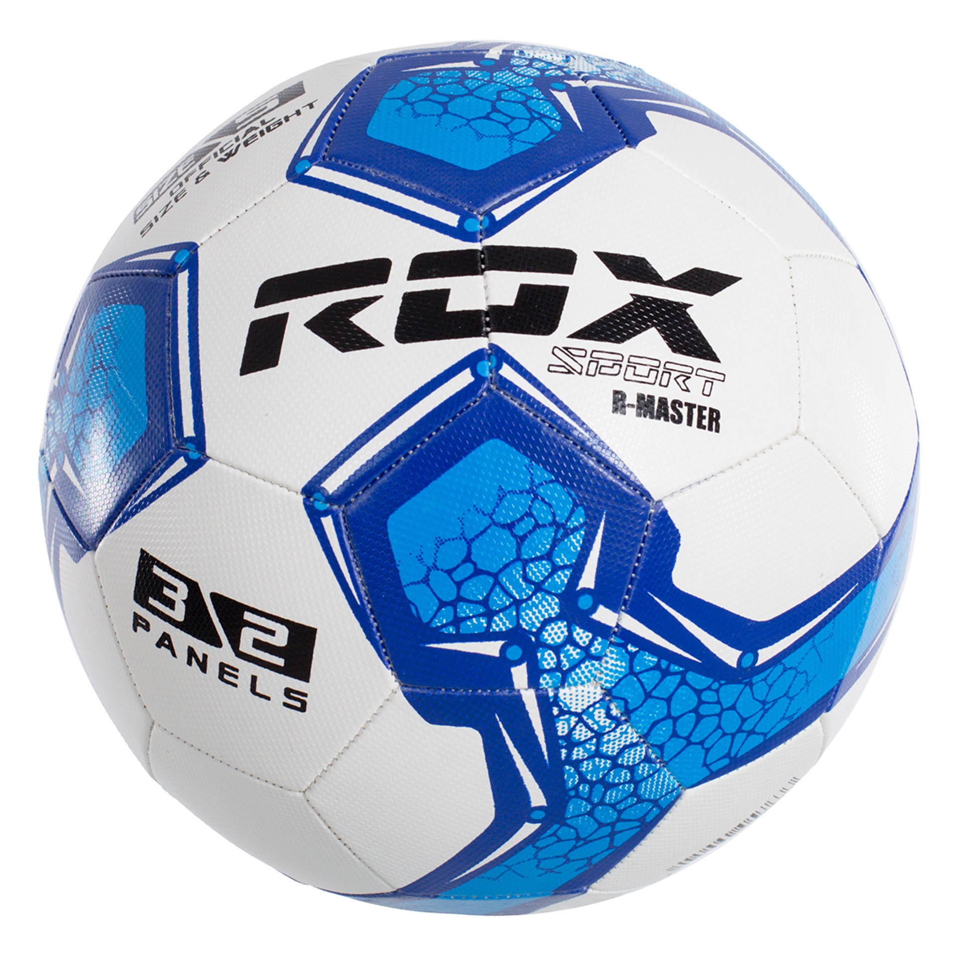 balón fútbol rox r-master blanco azul