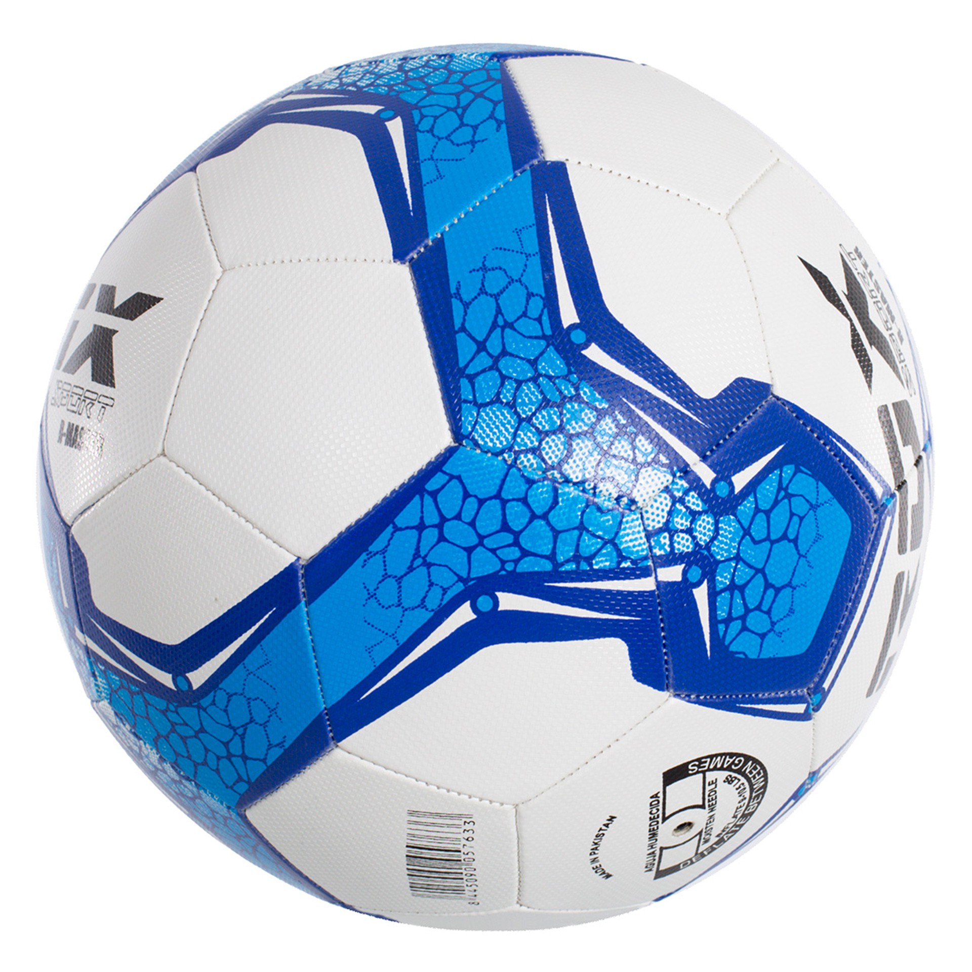 balón fútbol rox r-master blanco azul 2