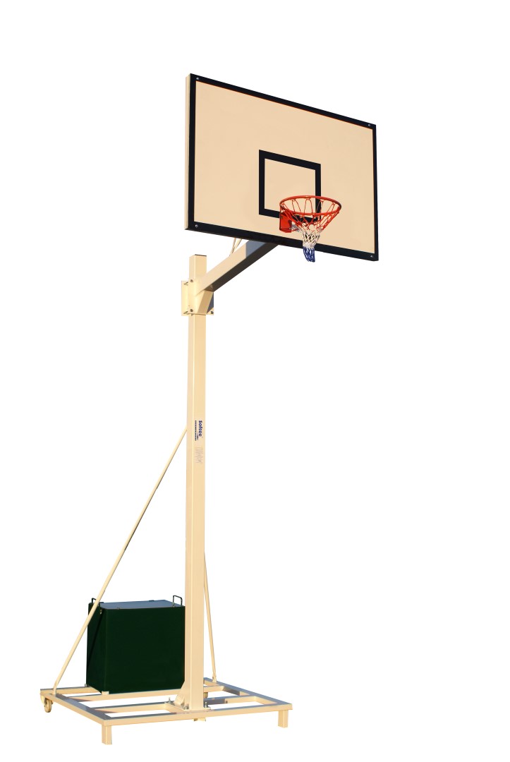 juego canastas baloncesto deluxe monotubo tubo 100 trasladable 2 ruedas con carro  -sin tablero, aro 4