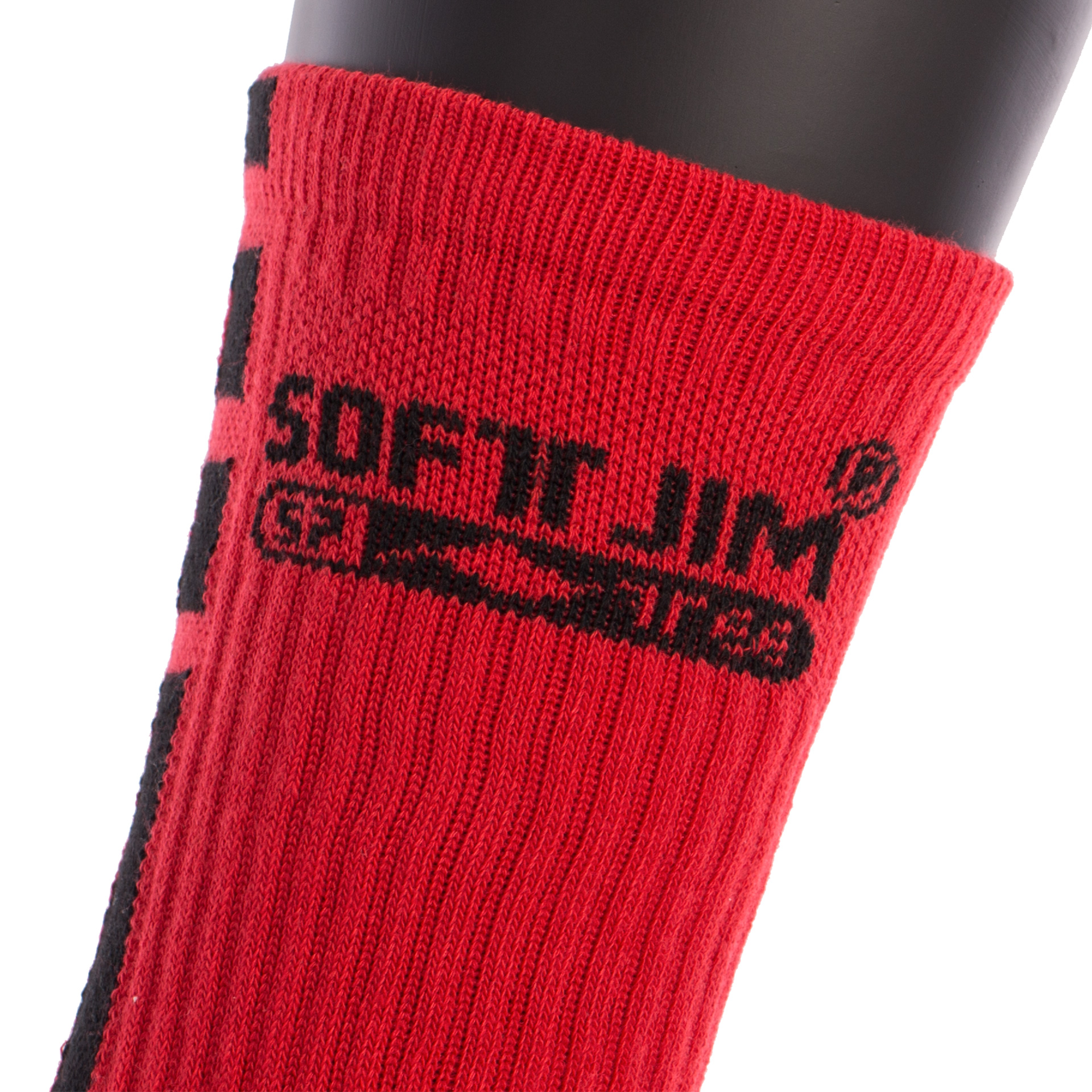 calcetines softjim premium rojo negro 2
