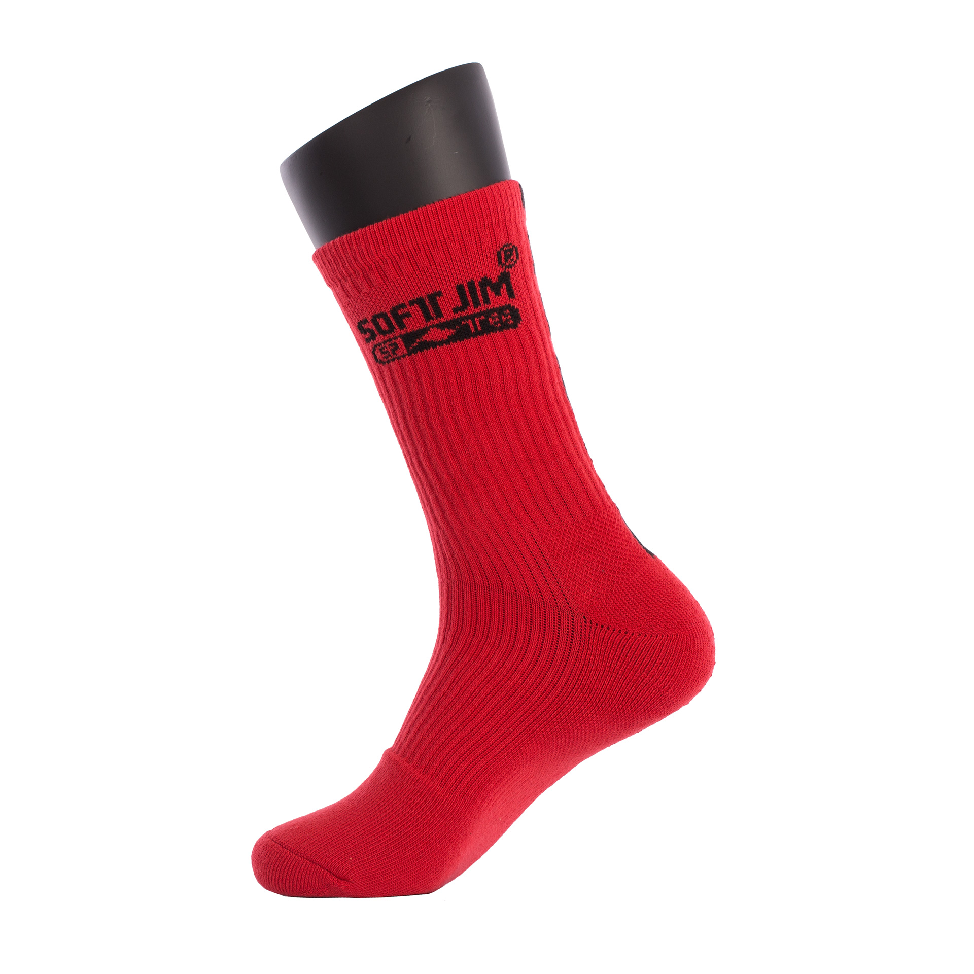 calcetines softjim premium rojo negro 3