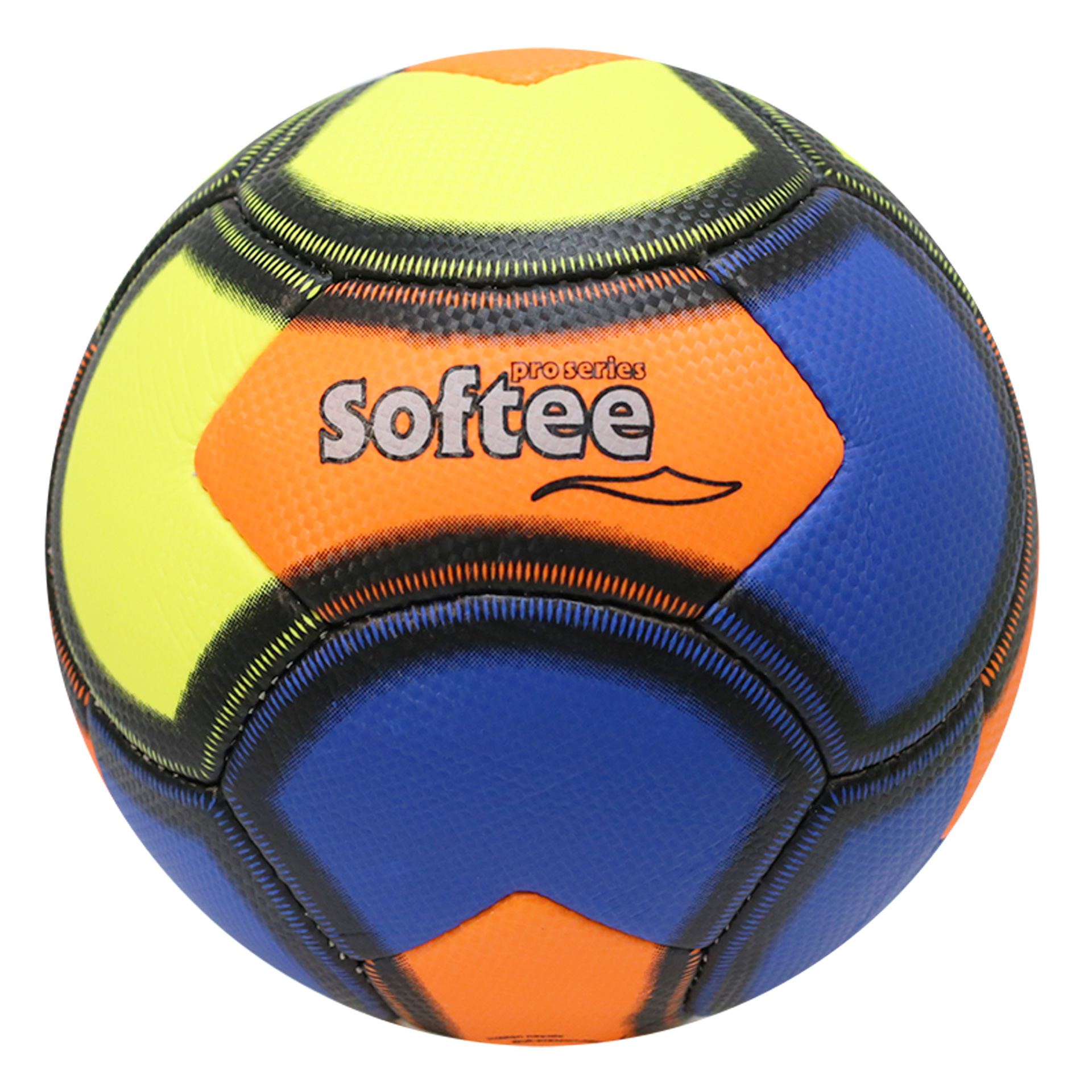 balón softee fútbol beach 5 azul amarillo naranja