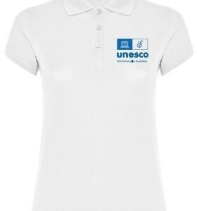 POLO BLANCO UNESCO MUJER