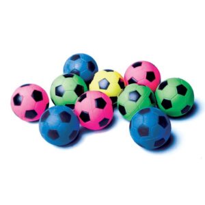 Pelotas fútbol esponja caucho ø 56 mm.