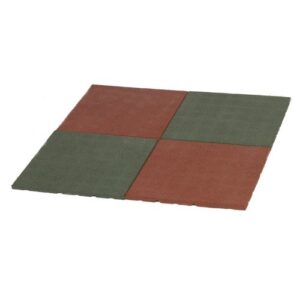 Baldosas Losetas de Caucho 2 cm SET 4 UNIDADES