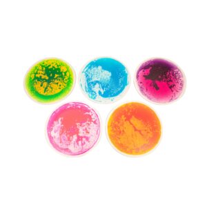 Suelo Sensorial Líquido Círculos, Diámetro 50 cm. Set 5 Unidades