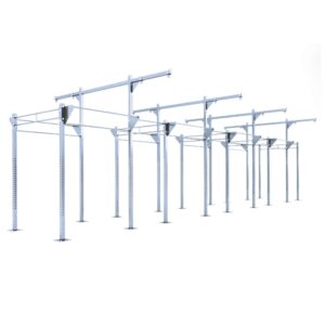 Estructura funcional galvanizada E6 E7 para Exterior