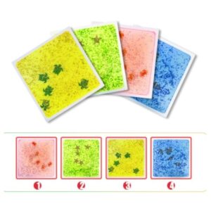 Suelo Sensorial Acuáticos Reflectivas UV – Pack de 4