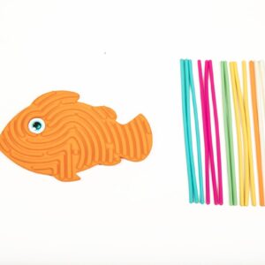 Tablero de actividades sensoriales PEZ (18x11,5x1,5cm)