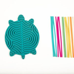Tablero de actividades sensoriales TORTUGA (20x14,5x1,5cm)