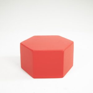 Mesa hexagonal foam cuero