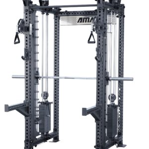 Jaula Multifuncional Profesional | Power Rack + Smith + Doble Polea Pro Series