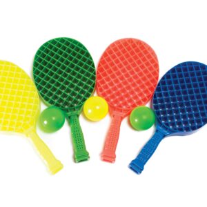 Set 24 Juegos Raqueta Pádel Playa (2 Raquetas + Pelota)