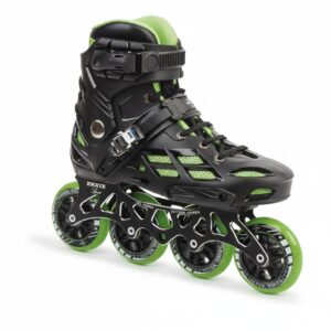 Patín Freak Town Pro – Black/Green (4x90 mm & 3x110 mm)