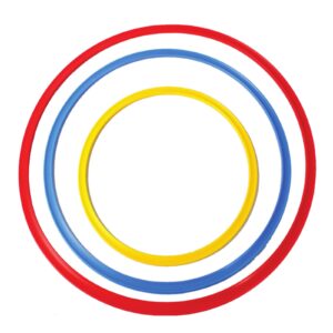 Set de Aros de Psicomotricidad – 75 unidades en 5 colores y 3 tamaños