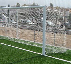 JUEGO DE 2 REDES DE FÚTBOL 11 3MM LINEA PREMIUM TIPO CAJÓN
