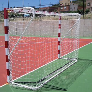 JUEGO DE 2 REDES DE FÚTBOL SALA/BALONMANO 4MM LINEA PREMIUM