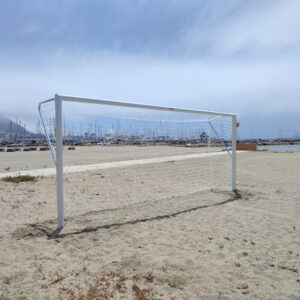 JUEGO PORTERÍAS FÚTBOL-PLAYA ALUMINIO 90MM