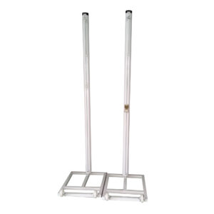 JUEGO POSTES VOLEIBOL TRASLADABLES ALUMINIO Ø 90MM