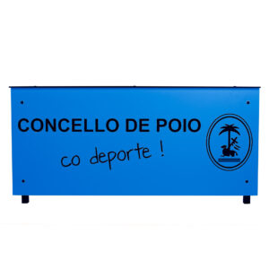 MESA ANOTADORES COMPLETA FENÓLICO 12MM COLOR PERSONALIZABLE