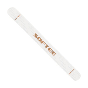 PROTECTOR DE PALA DE PÁDEL SOFTEE PADEL 1T REDONDO TRANSPARENTE DORADO