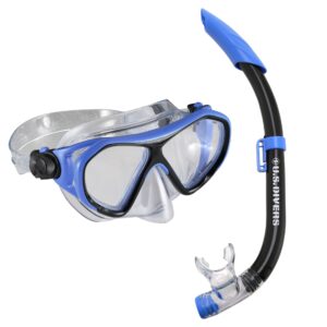 SET MÁSCARA U.S. DIVERS COMBO DORADO II JR
