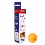 Caja 3+1 pelotas NB TOP 3*** NARANJA